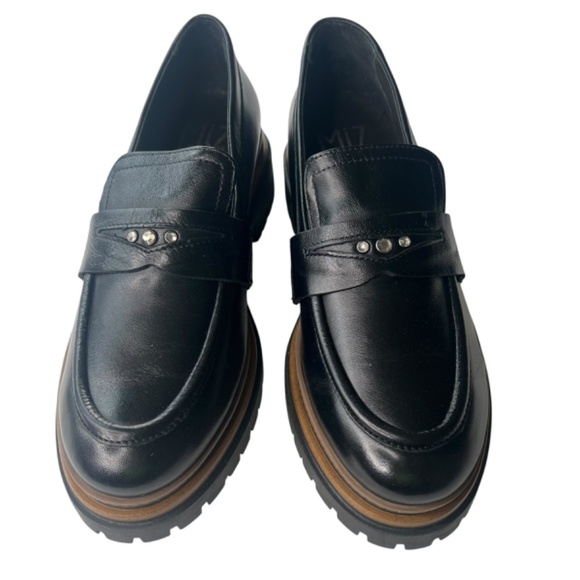 Miz Mooz Leather Loafers- Damian Black EU 39 (US 8.5-9) - Picture 2 of 9